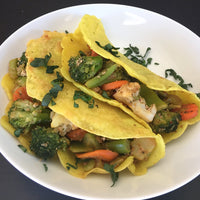 Vietnamese Vegetable Crepes with Sweet Chili Sauce