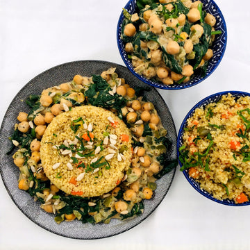 Creamy Carribean Chickpeas