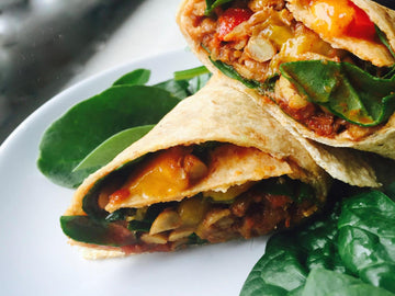 BBQ Lentils with Strawberry -Mango Salsa