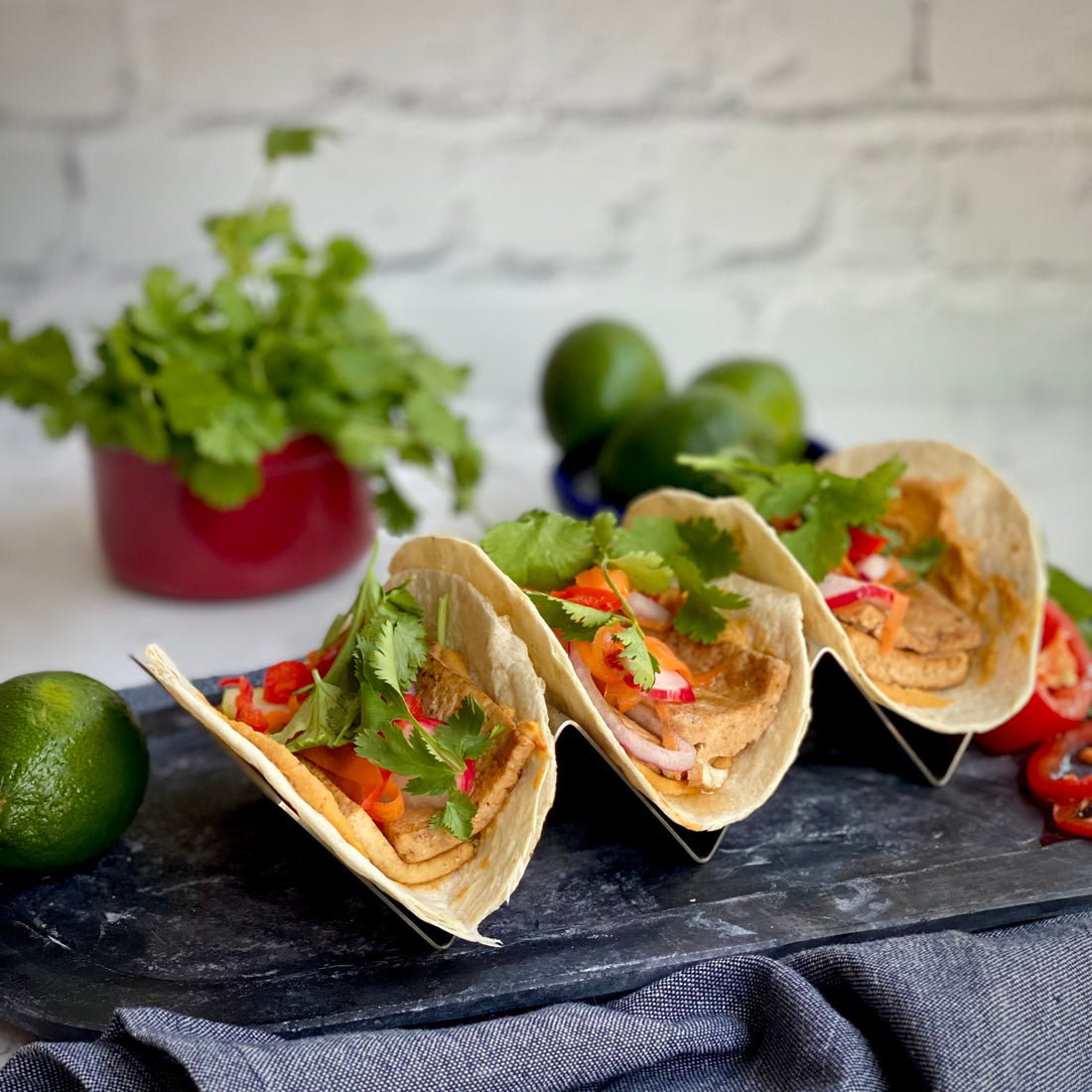 Korean BBQ Tacos with Mango Salsa