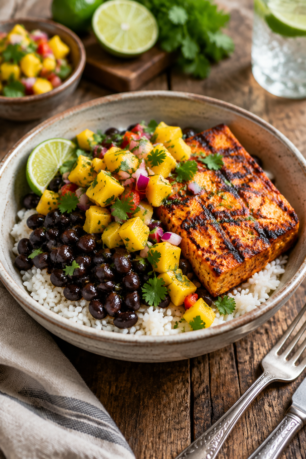 Citrus Tofu Bowl