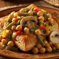 Chickpea a la King