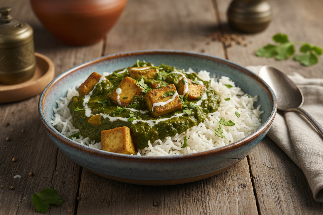 Tofu Palak Paneer