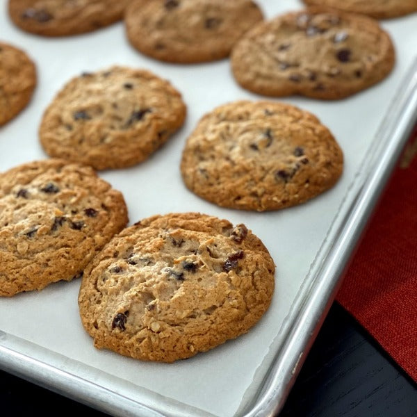 Oatmeal Raisin Cookies: Ready to bake, Oatmeal Raisin Cookies are hard to beat. Their edges are crisp, their flavor is buttery sweet, and their texture is wonderfully soft and chewy. 